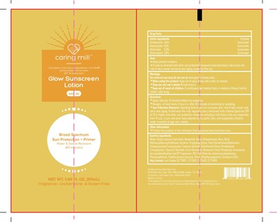 PACKAGE LABELING - Sunscreen Glowing Lotion